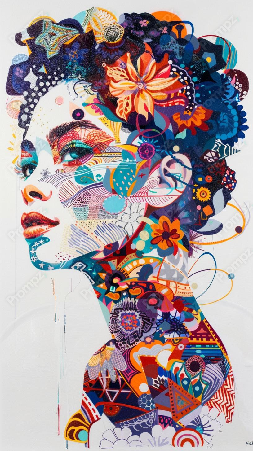 Artistic Portrait Illustrations | Midjourney Prompt | Prompts Club