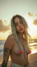 Billie Eilish Nude | Midjourney Prompt | Prompts Club